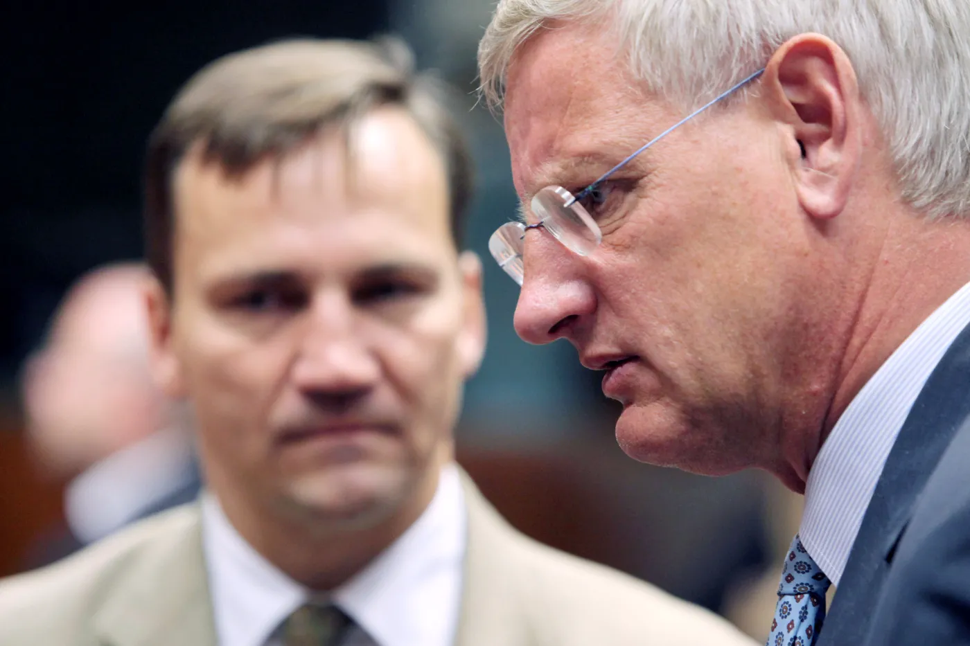Radosław Sikorski i Carl Bildt