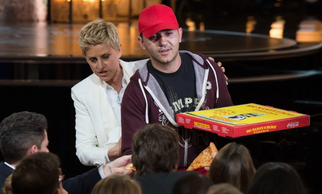 Ellen DeGeneres i oscarowa pizza