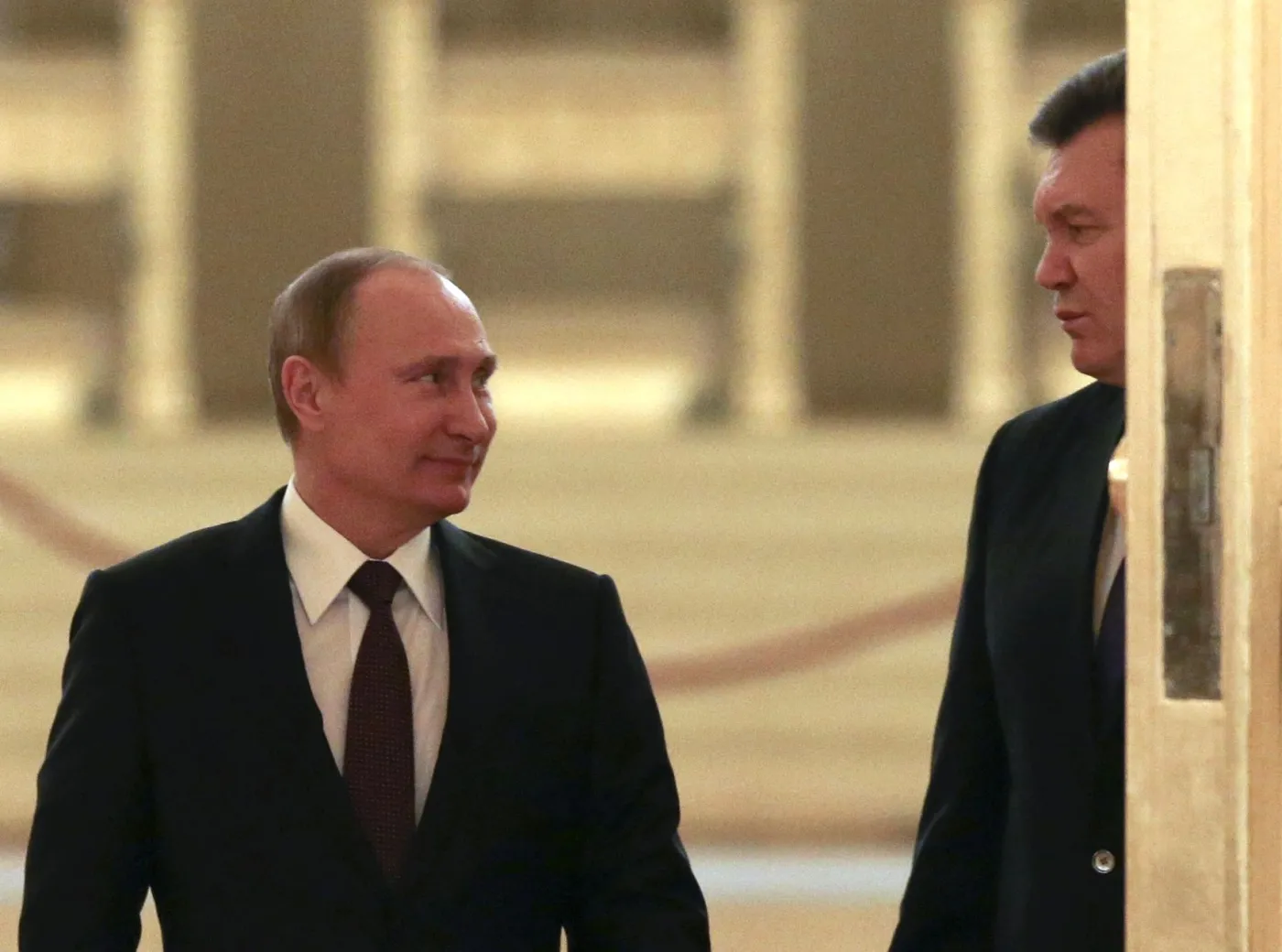 Władimir Putin i Wiktor Janukowycz