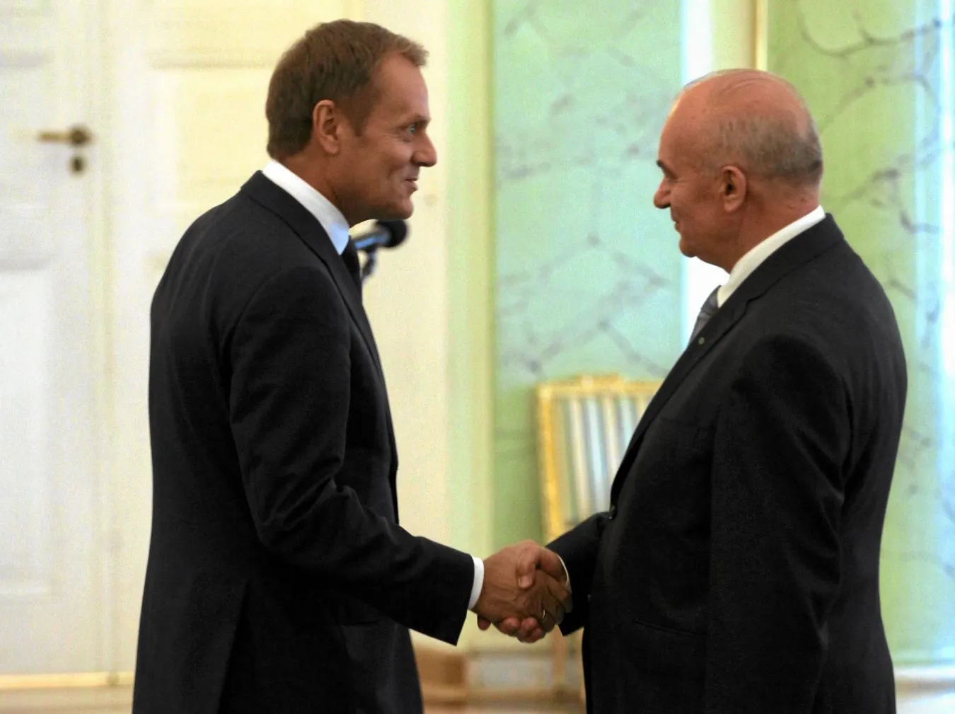 Donald Tusk i Stanisław Kalemba