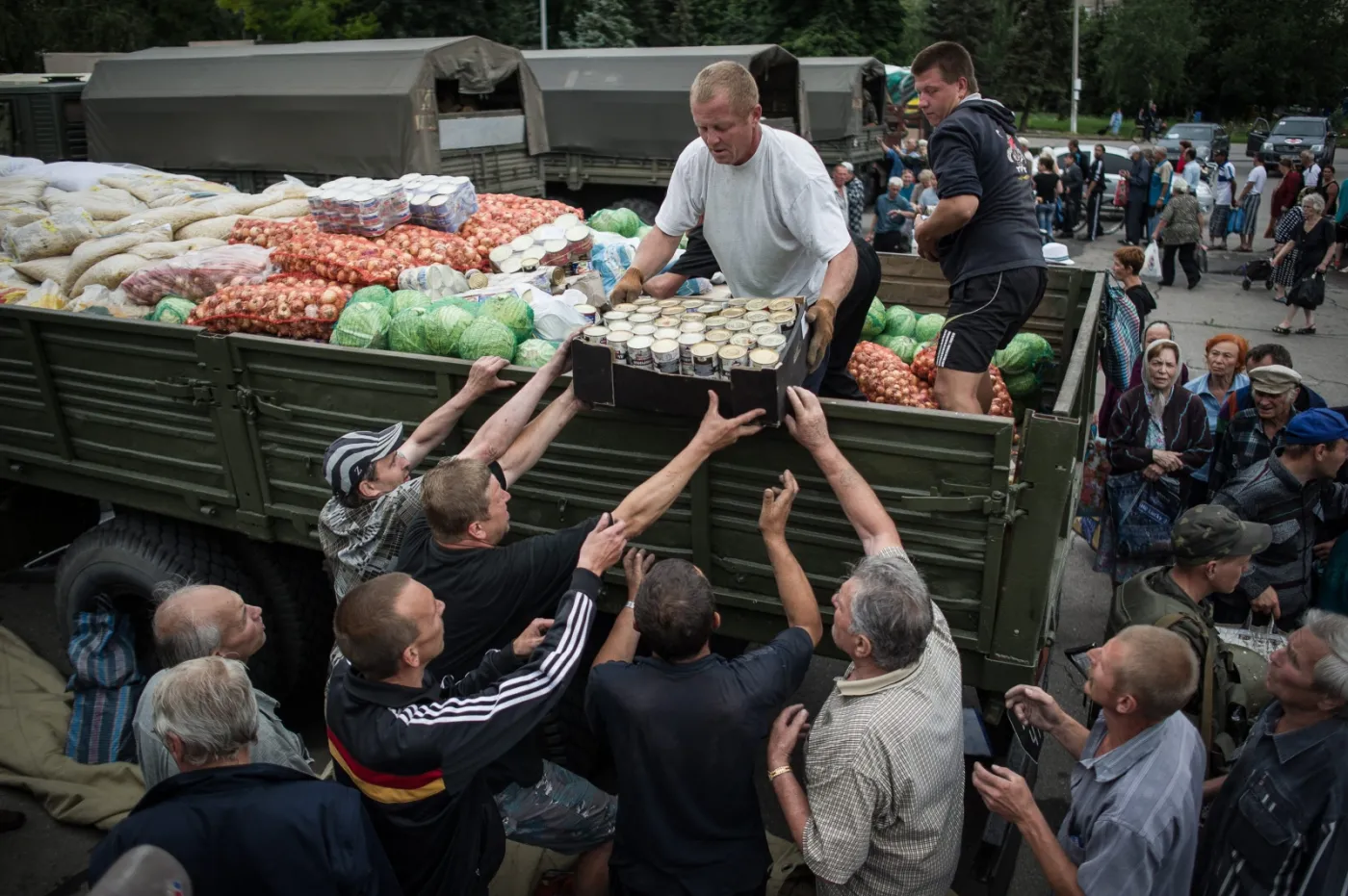 Pomoc humanitarna w Słowiańsku