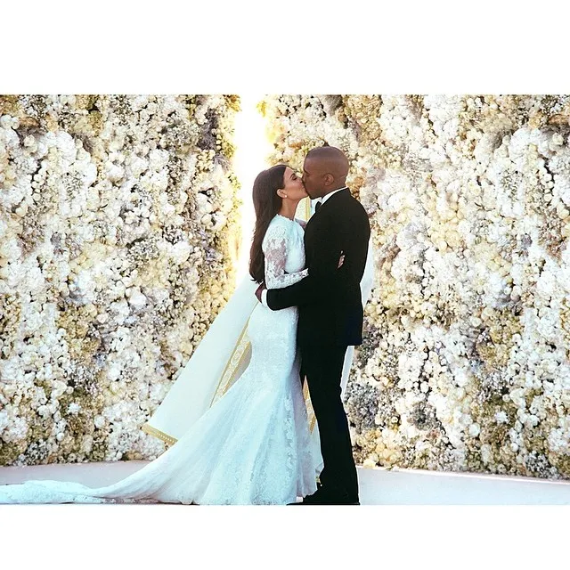 Najgłośniejszy ślub roku! Tak przysięgali Kanye West i Kim Kardashian [ZDJĘCIA]