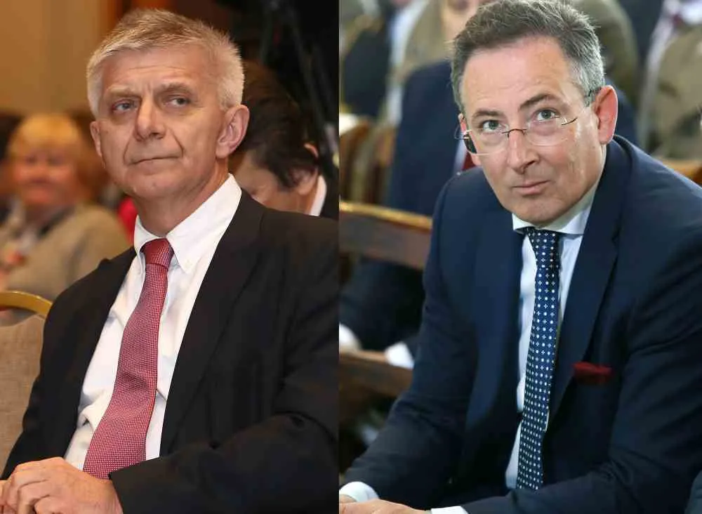 Marek Belka i Bartłomiej Sienkiewicz