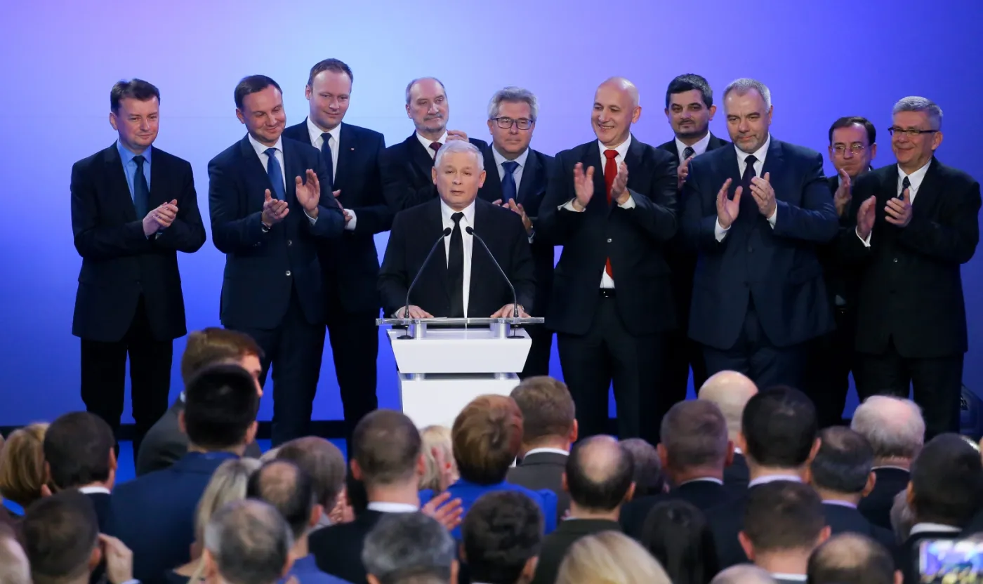 Sztab PiS i Jarosław Kaczyński
