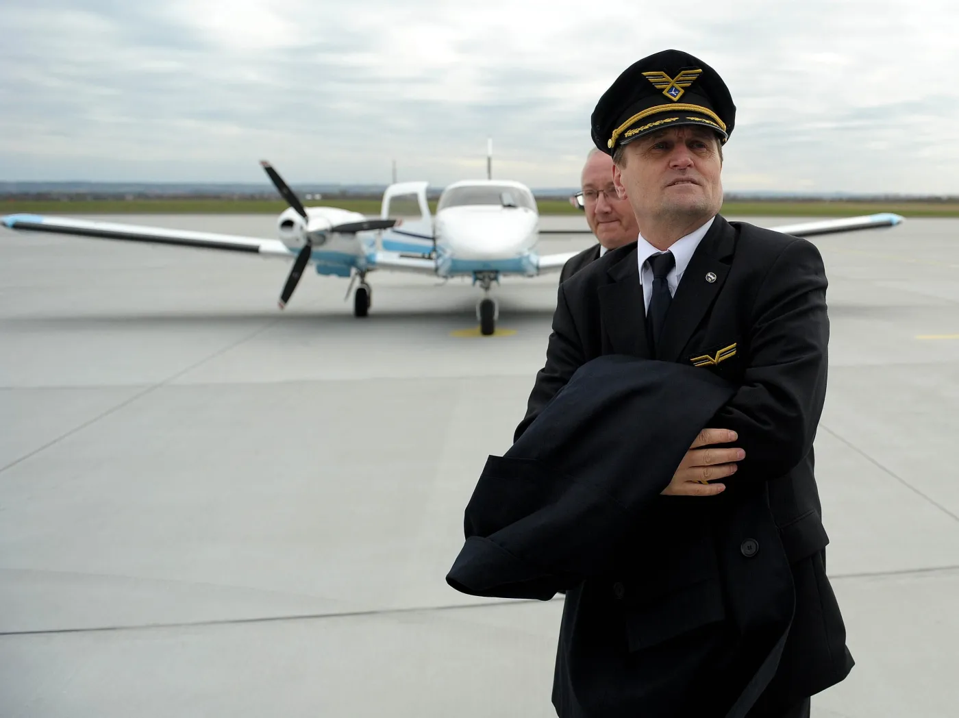 Pilot PLL LOT kapitan Tadeusz Wrona