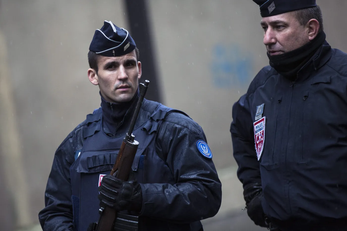 Patrol francuskich policjantów