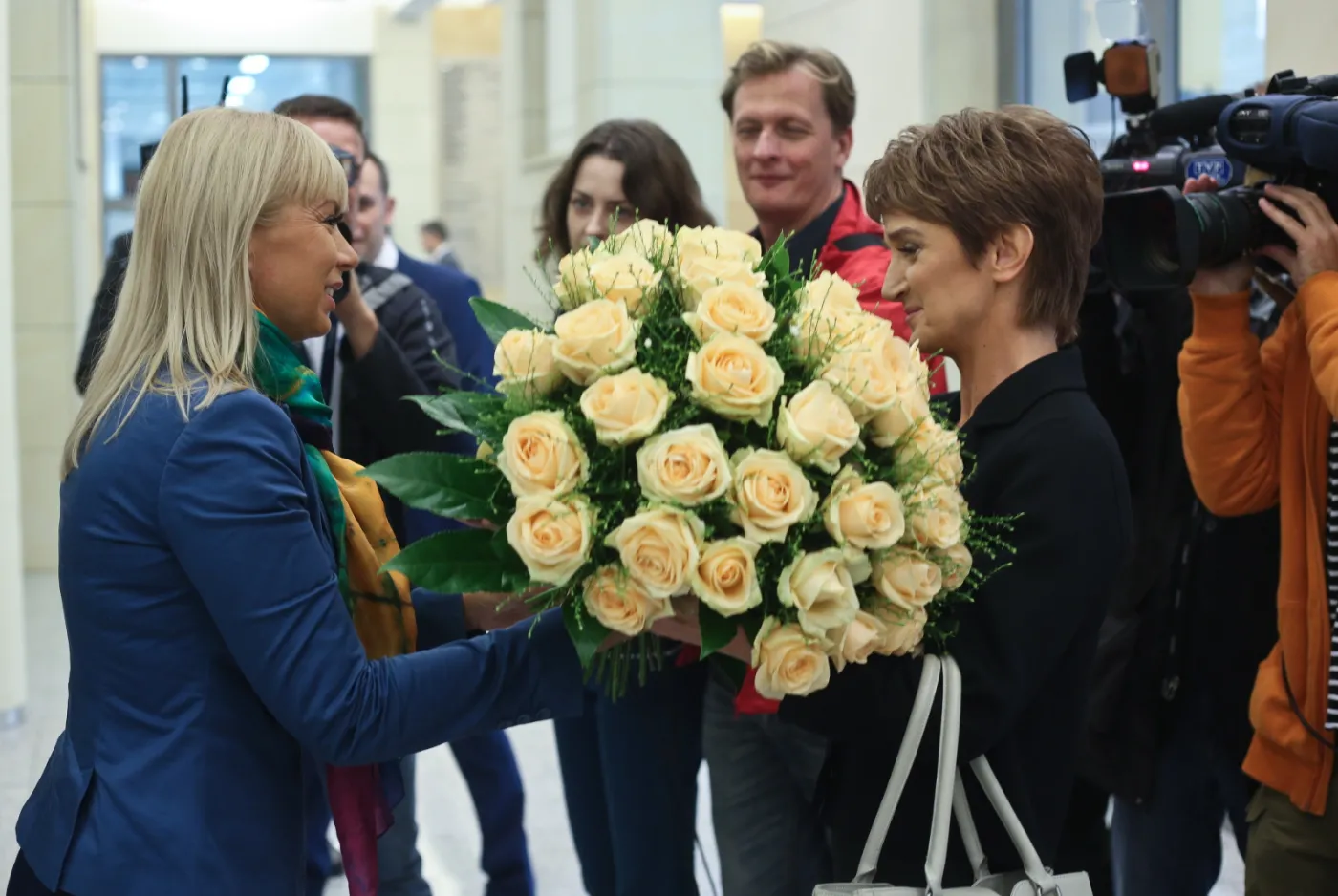 Elżbieta Bieńkowska i Maria Wasiak