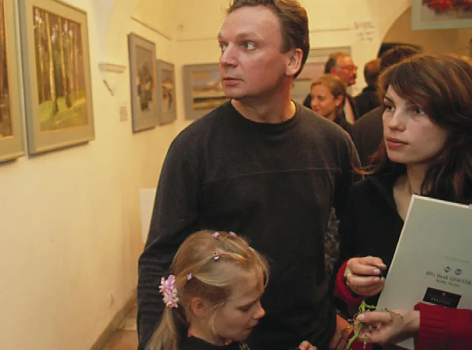 Grzegorz Ciechowski z żoną Anną