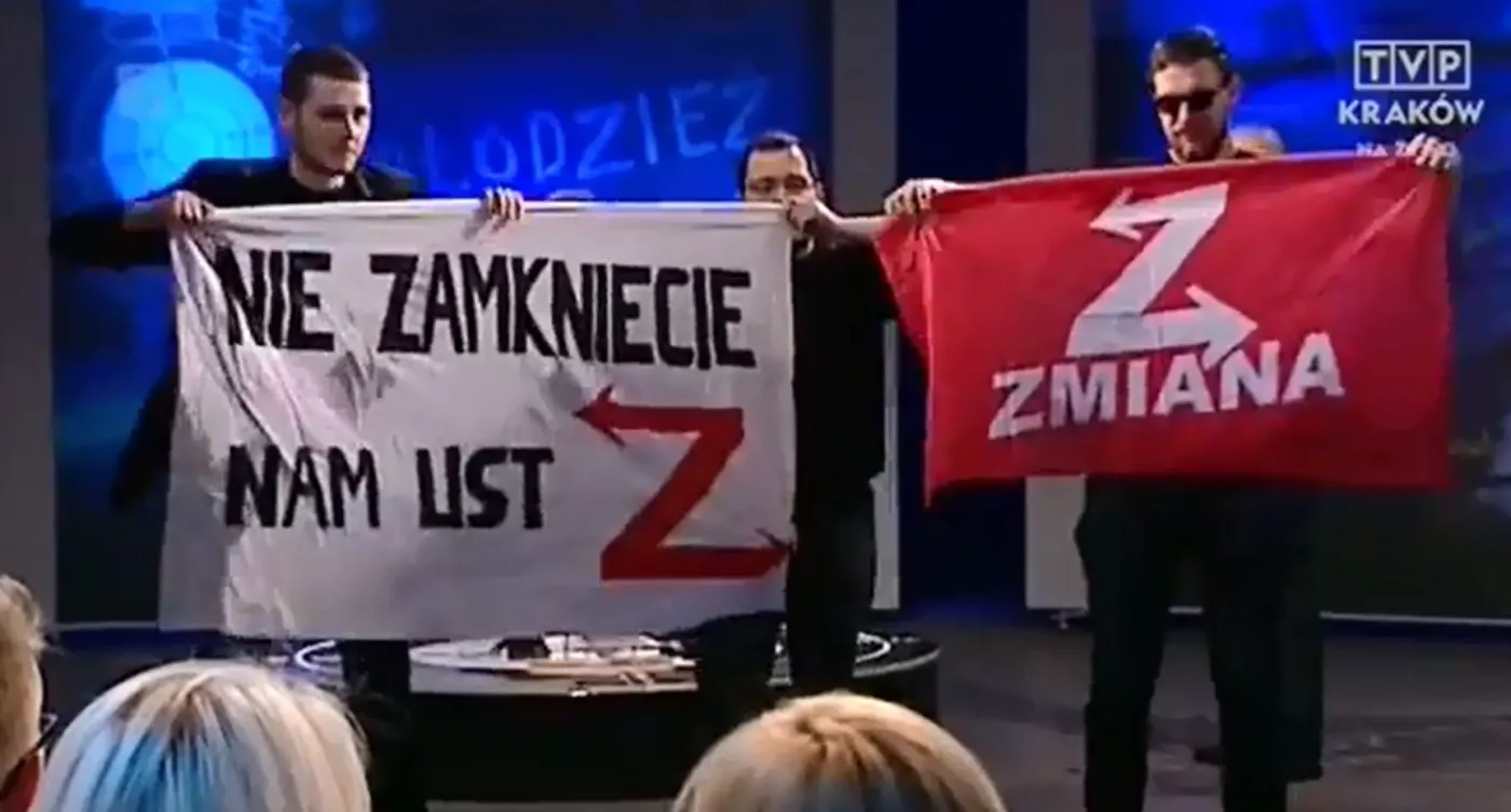 Happening członków partii Zmiana