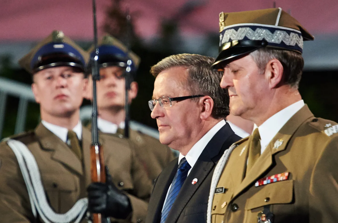 Bronisław Komorowski na Westerplatte