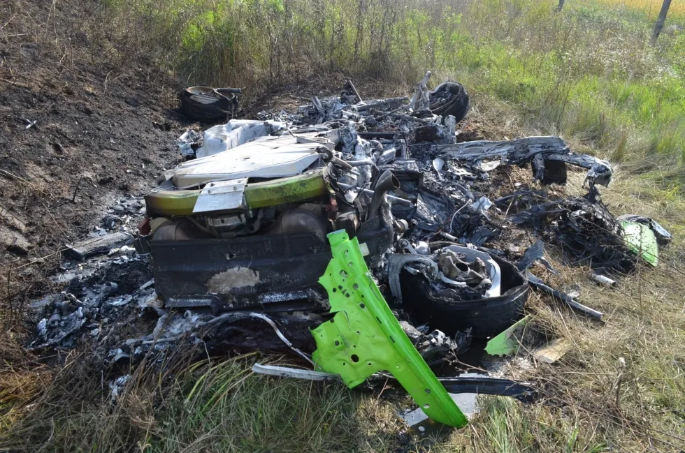 Tyle zostało z lamborghni huracan
