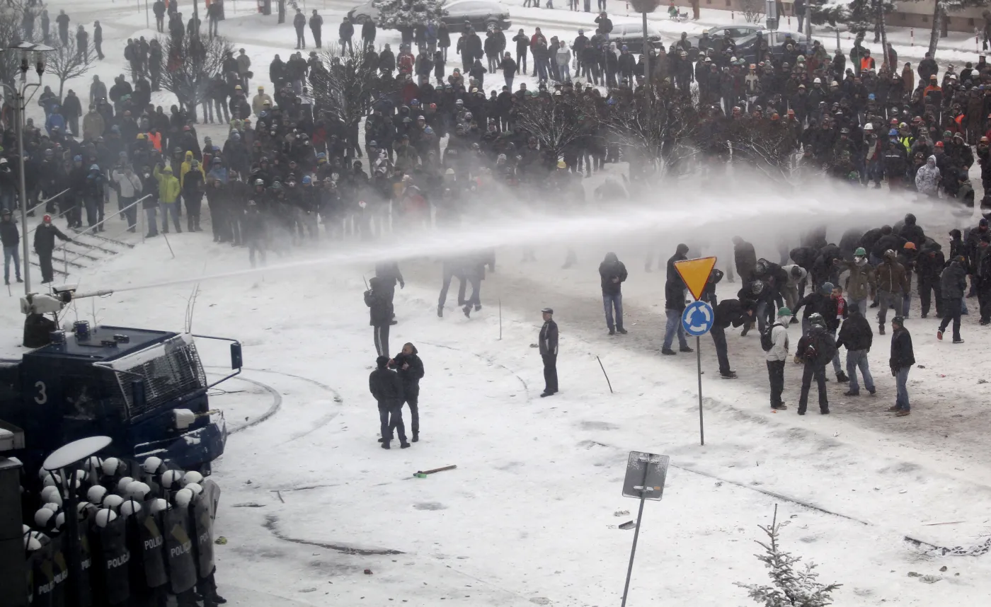 Starcia z protestującymi w Jastrzębiu