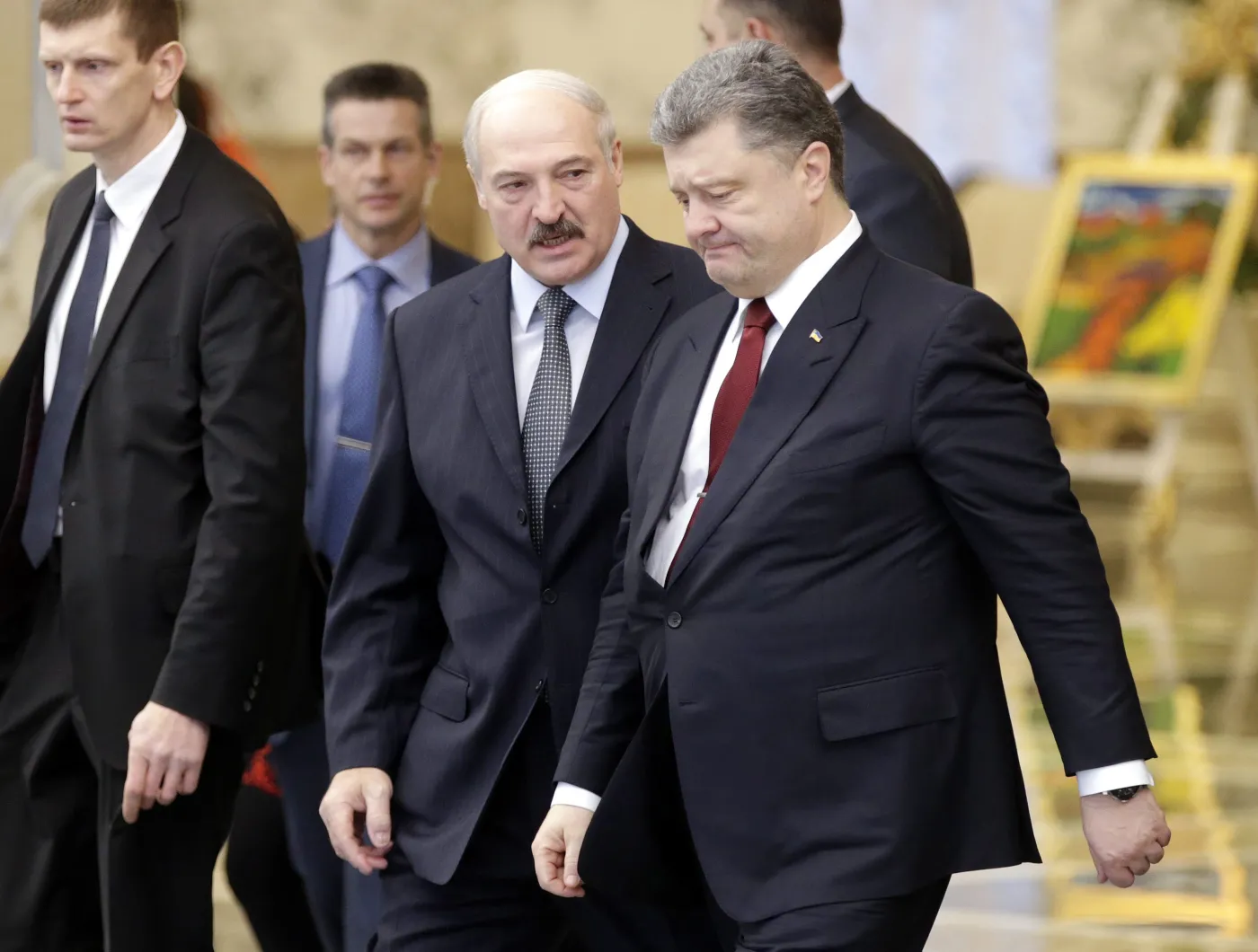 Petro Poroszenko i Aleksandr Łukaszenko