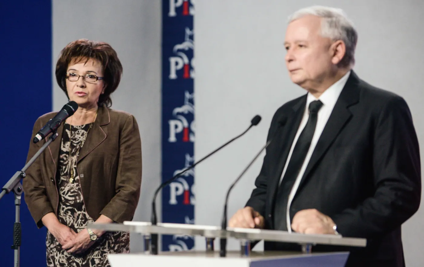 Elżbieta Witek i Jarosław Kaczyński