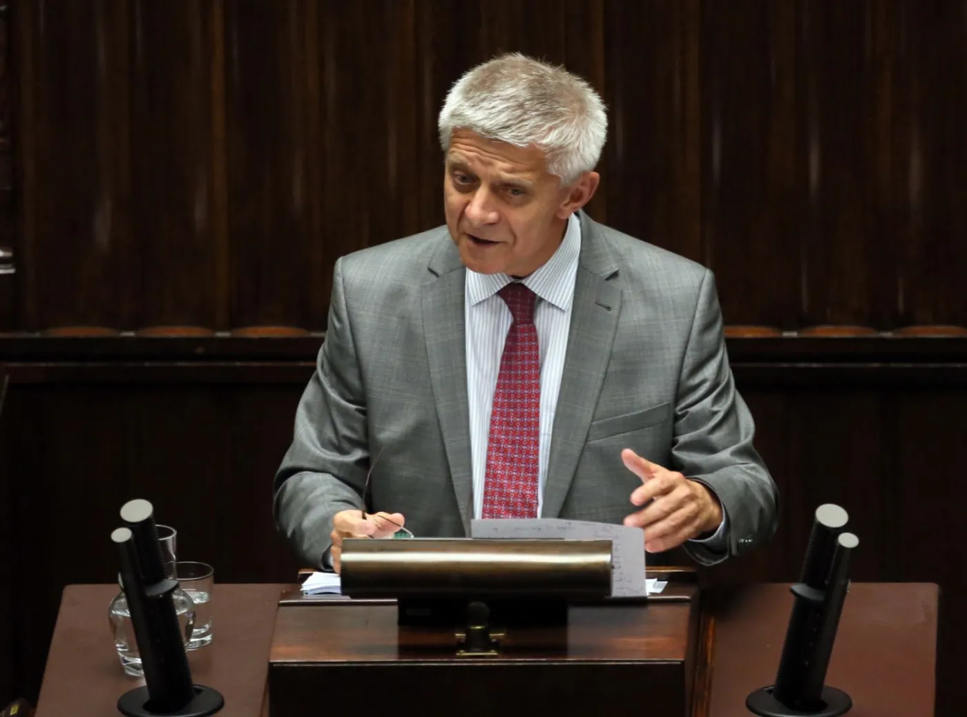 Prezes NBP Marek Belka w Sejmie