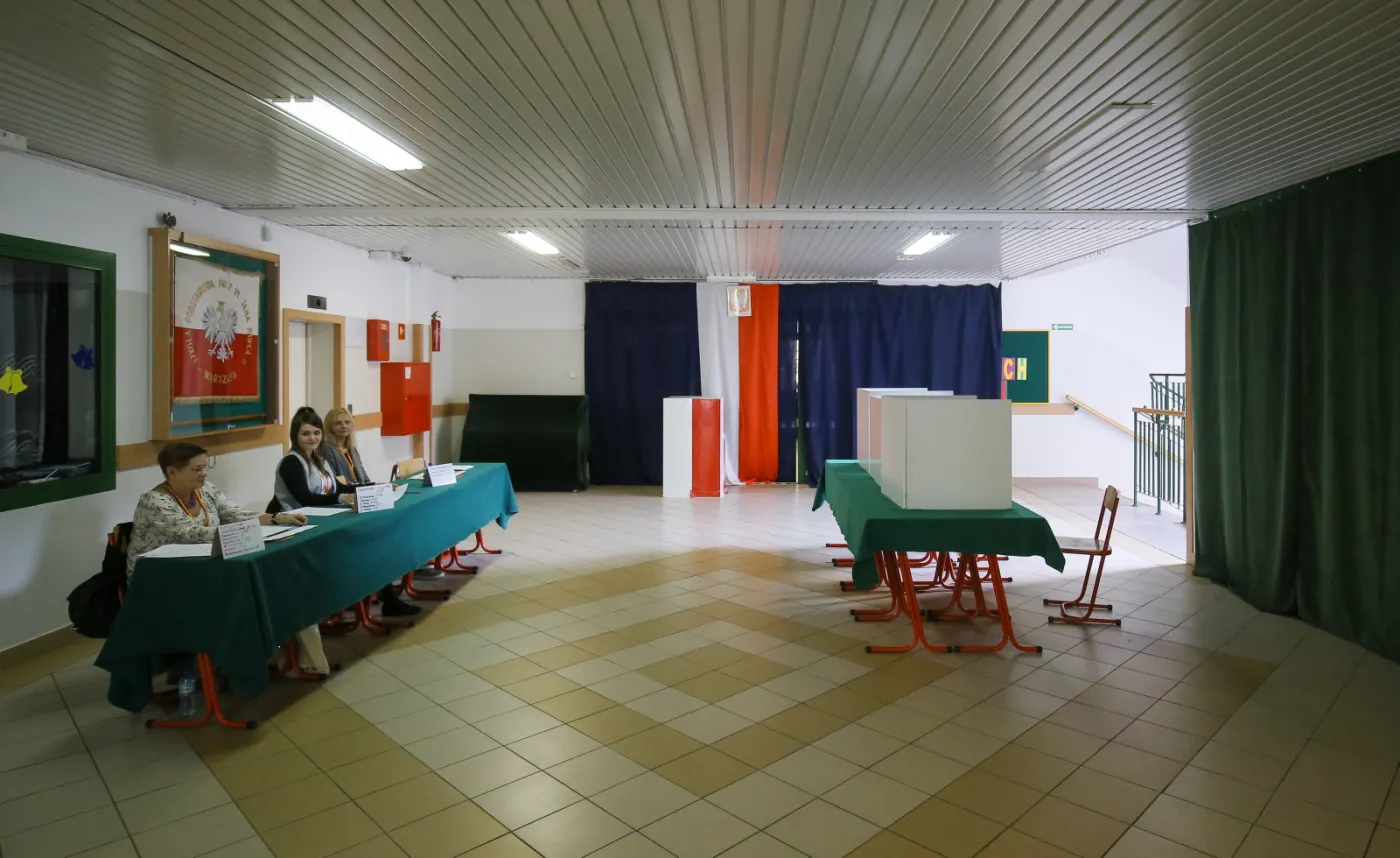 Lokal wyborczy w czasie referendum
