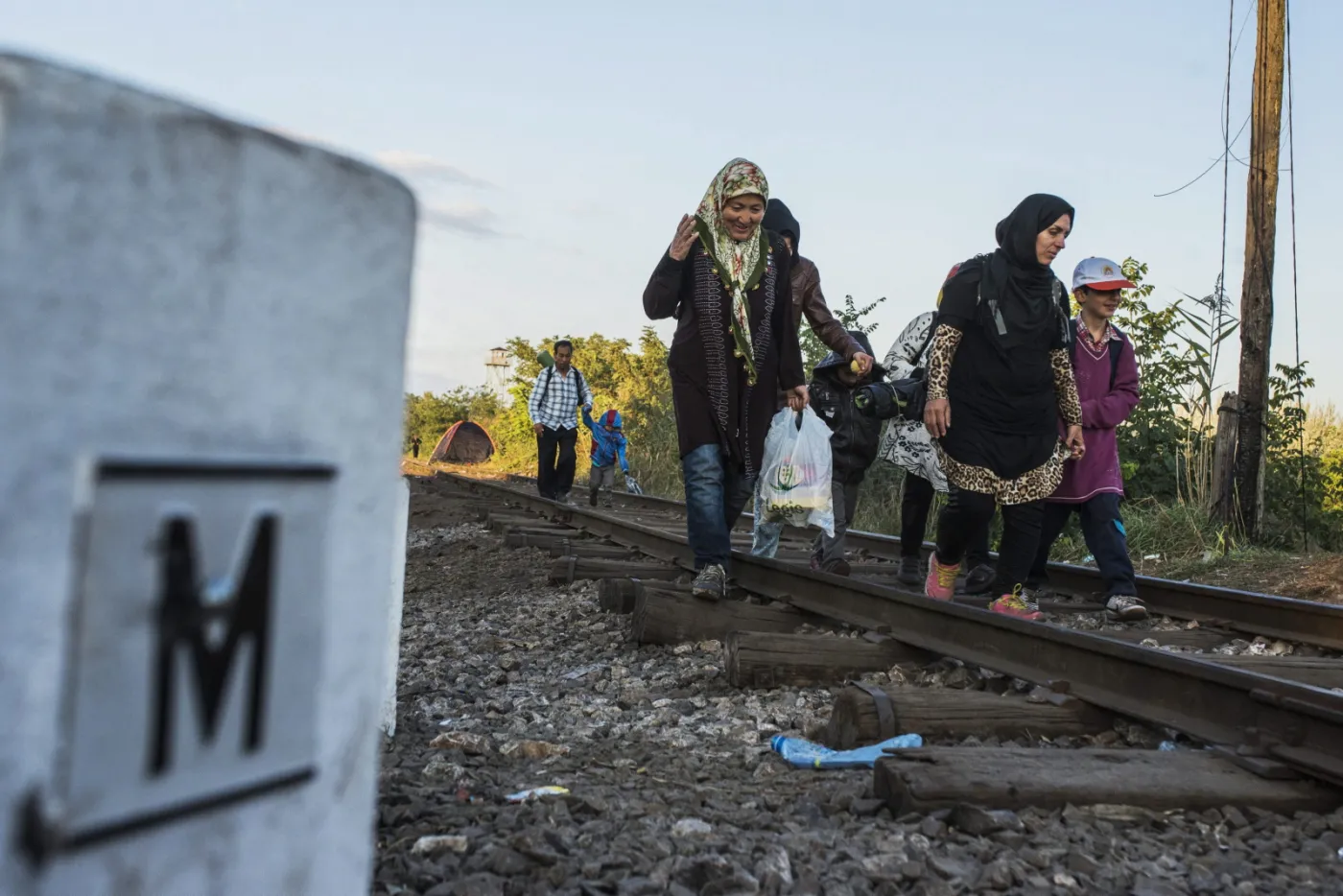 Imigranci na granicy serbsko-węgierskiej