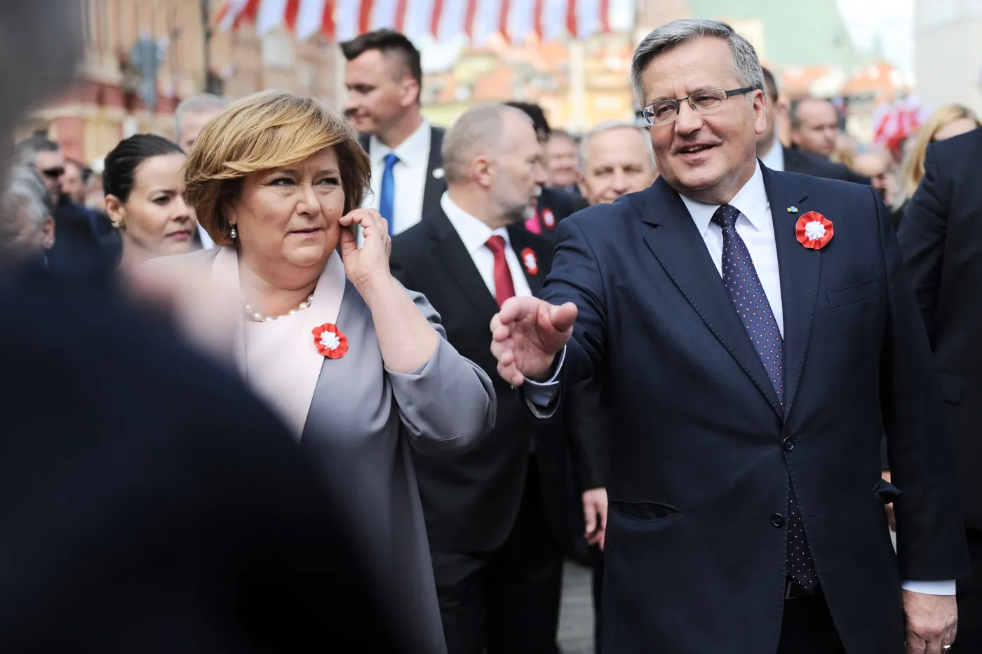 Anna Komorowska i Bronisław Komorowski