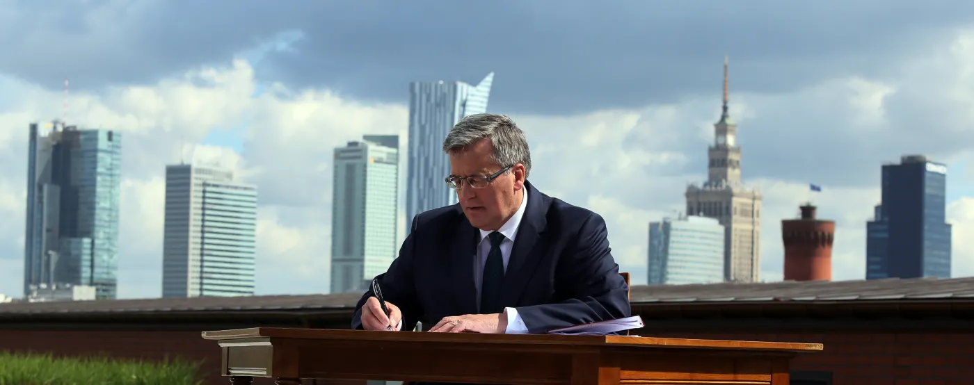 Prezydent Bronisław Komorowski