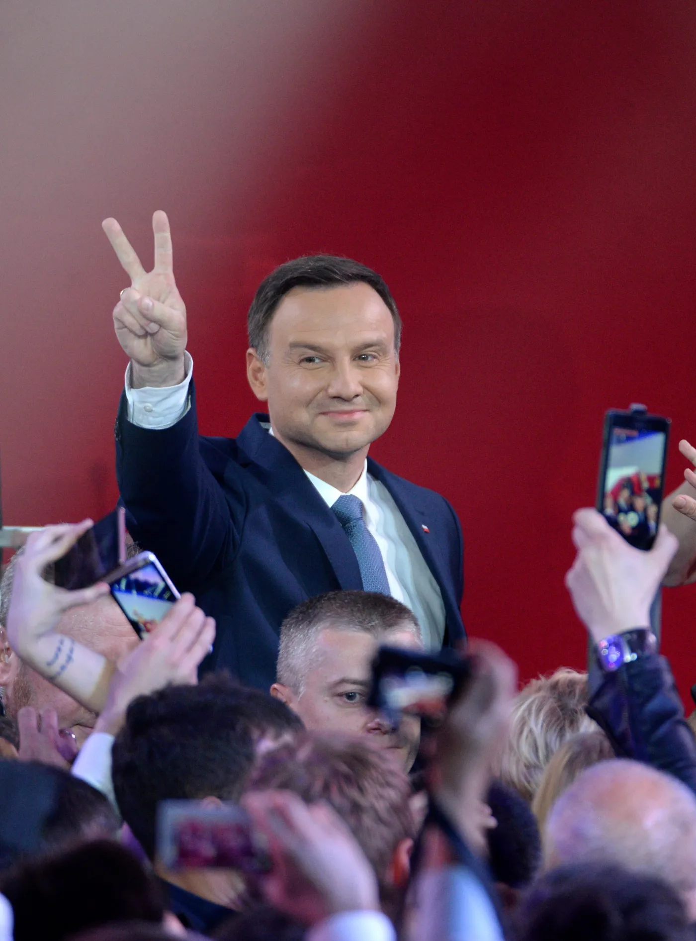 Andrzej Duda w sztabie wyborczym