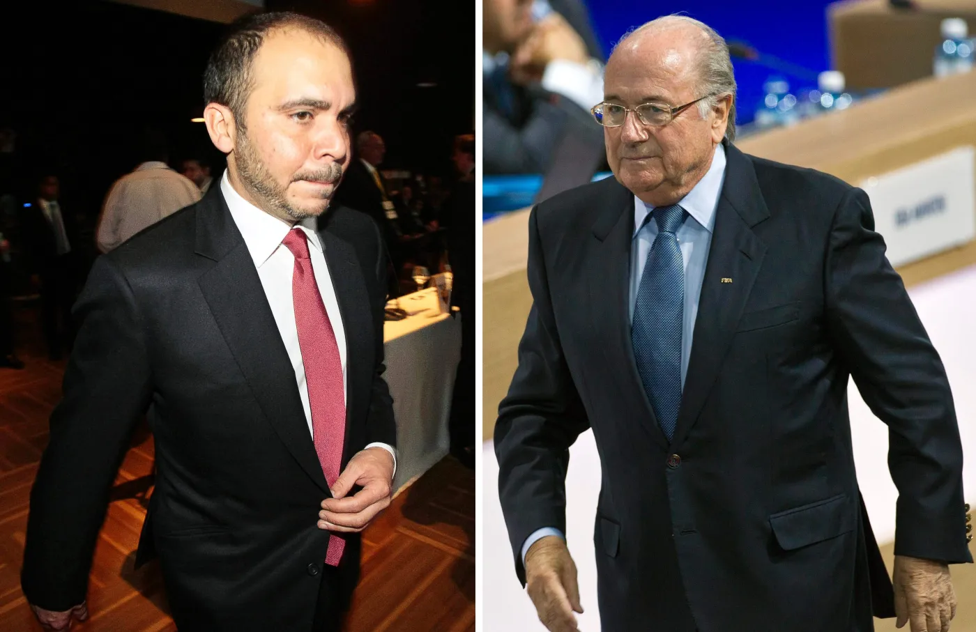 Ali Bin Al Hussein i Joseph Blatter cieniu afery korupcyjnej walczą o władzę w FIFA
