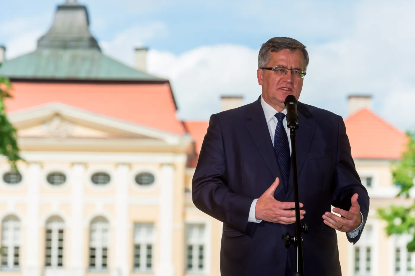 Bronisław Komorowski w Rogalinie