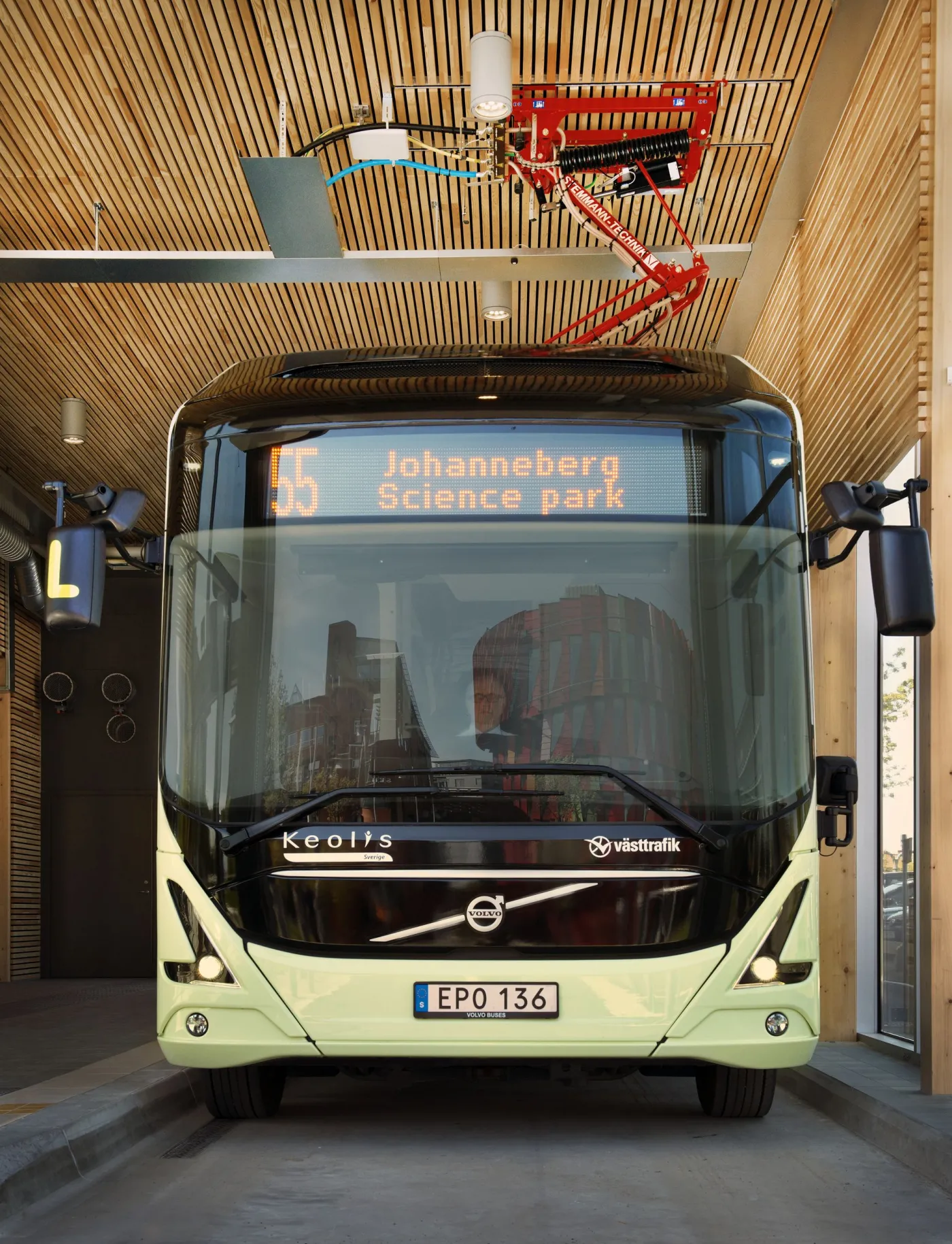 Elektryczny autobus Volvo w Gothenborgu