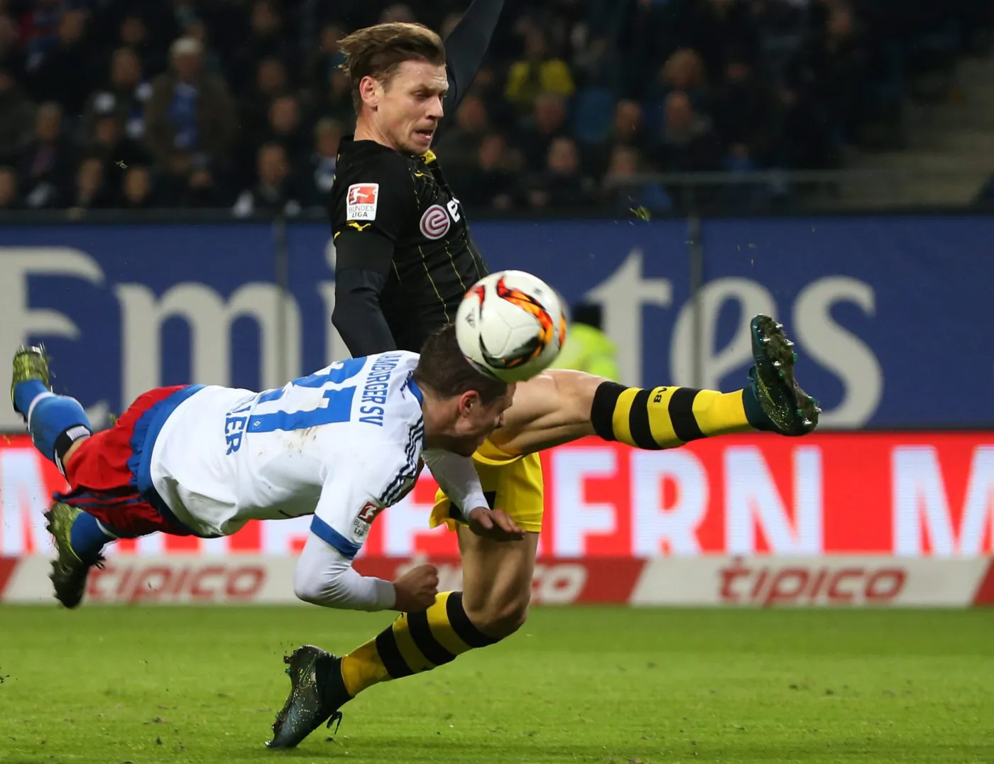 Nicolai Mueller i Łukasz Piszczek