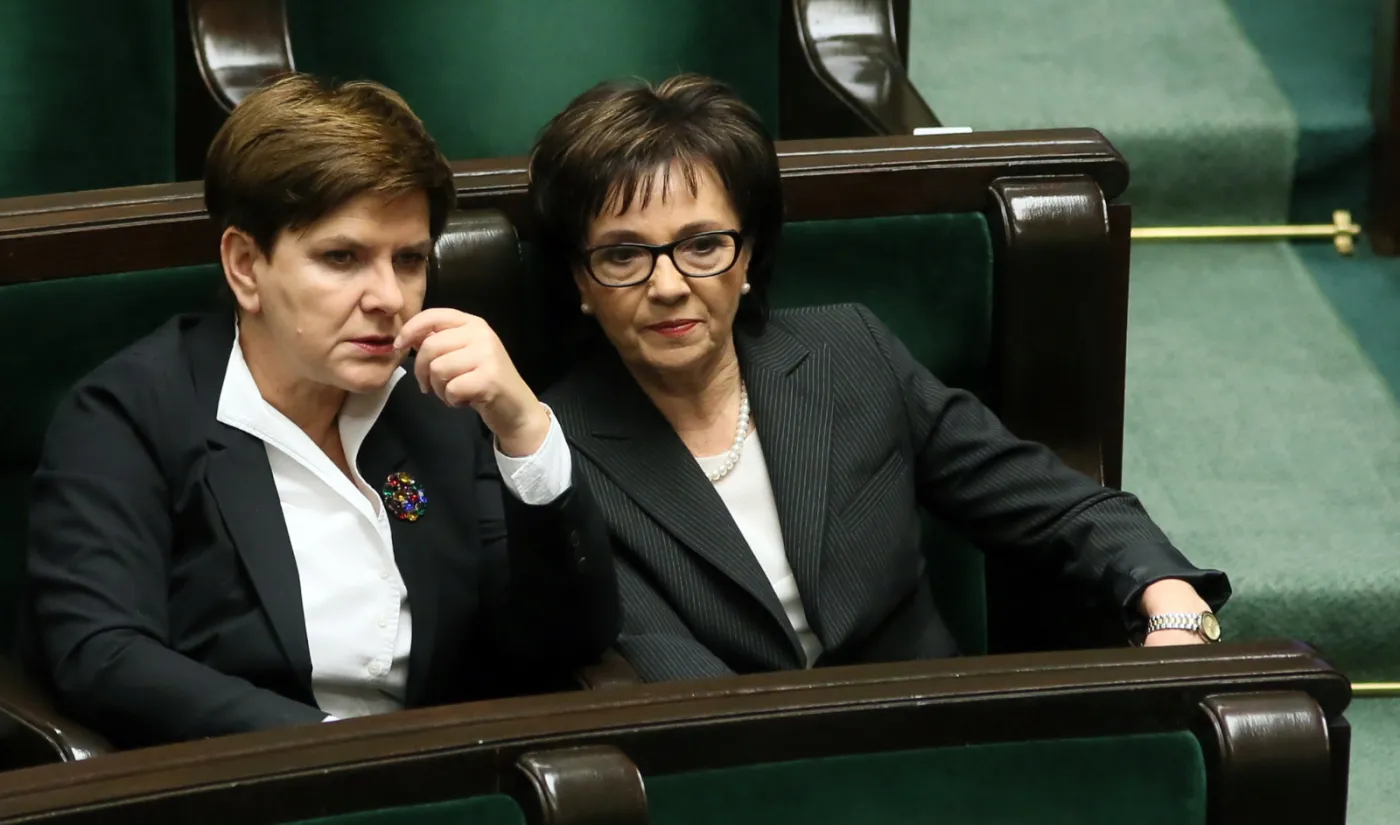 Beata Szydło i Elżbieta Witek
