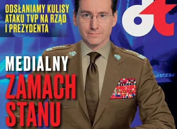 Piotr Kraśko na okładce "W Sieci"