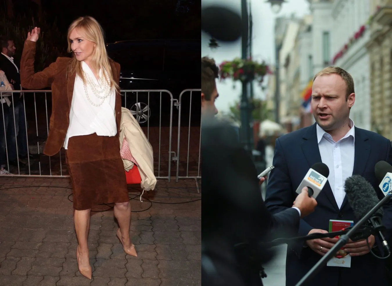 Monika Olejnik i Marcin Mastalerek