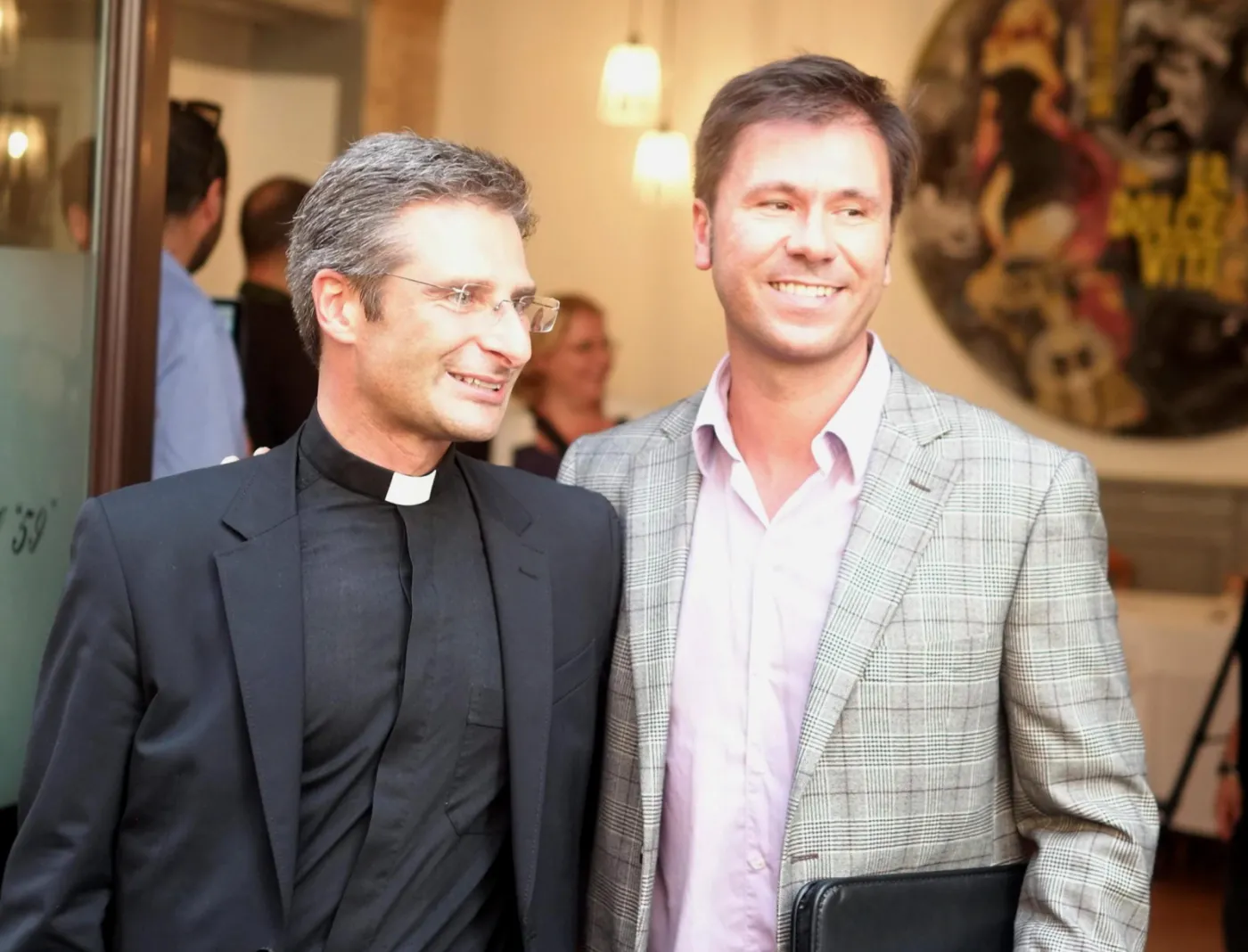 Ks. Krzysztof Charamsa z partnerem, Eduardo