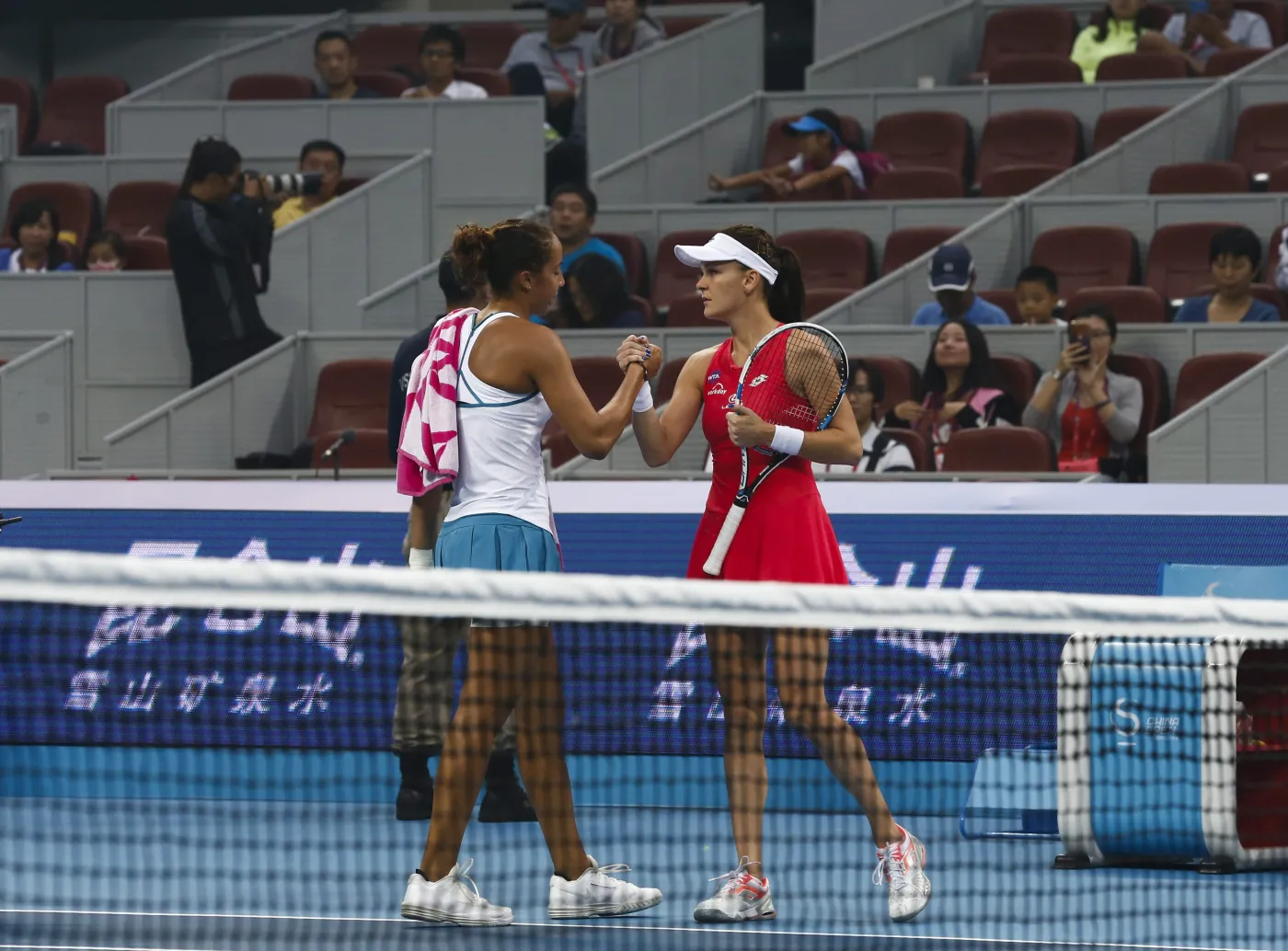 Madison Keys i Agnieszka Radwańska