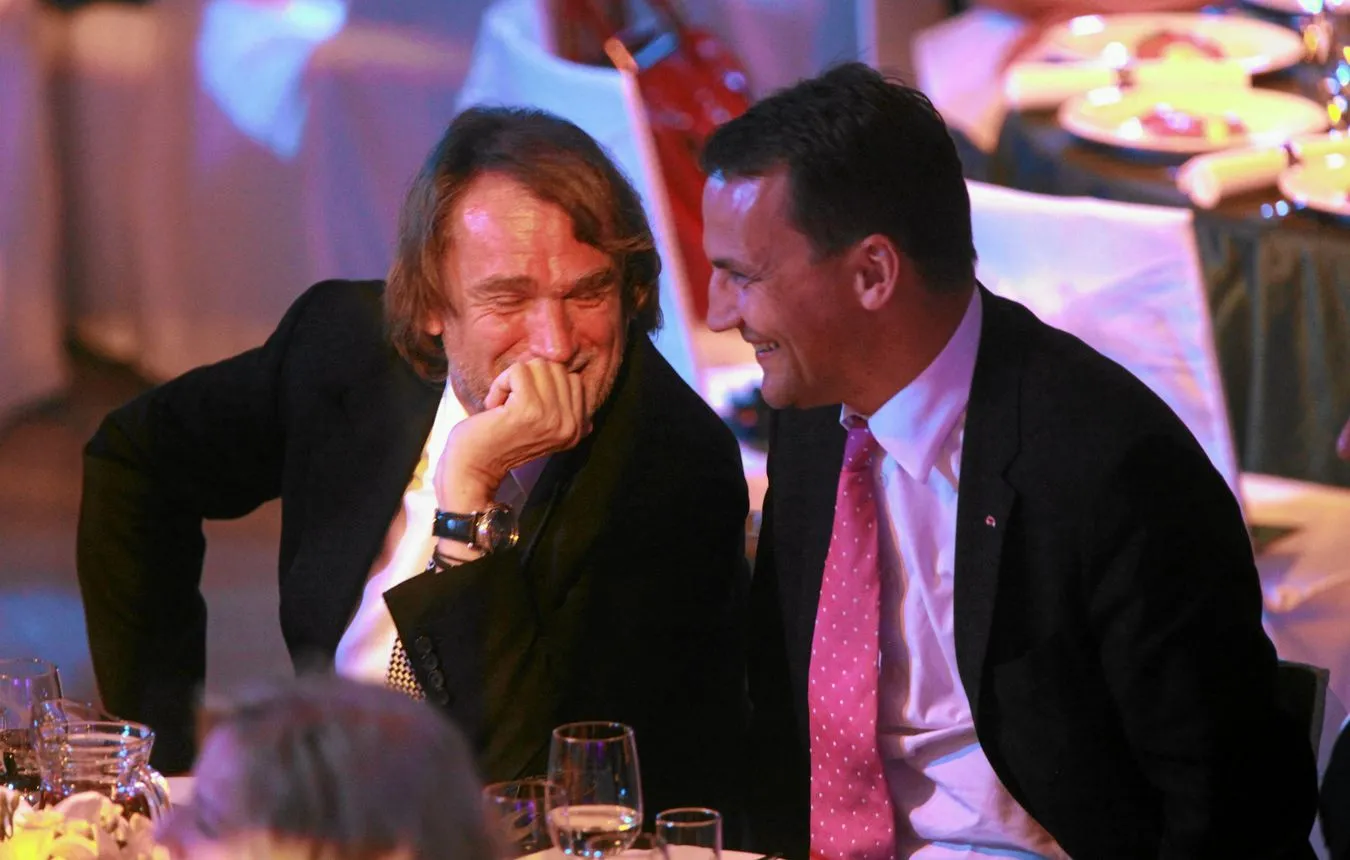 Jan Kulczyk i Radosław Sikorski