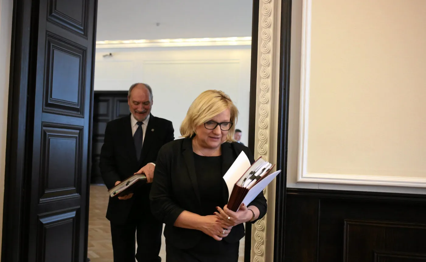 Beata Kempa i Antoni Macierewicz
