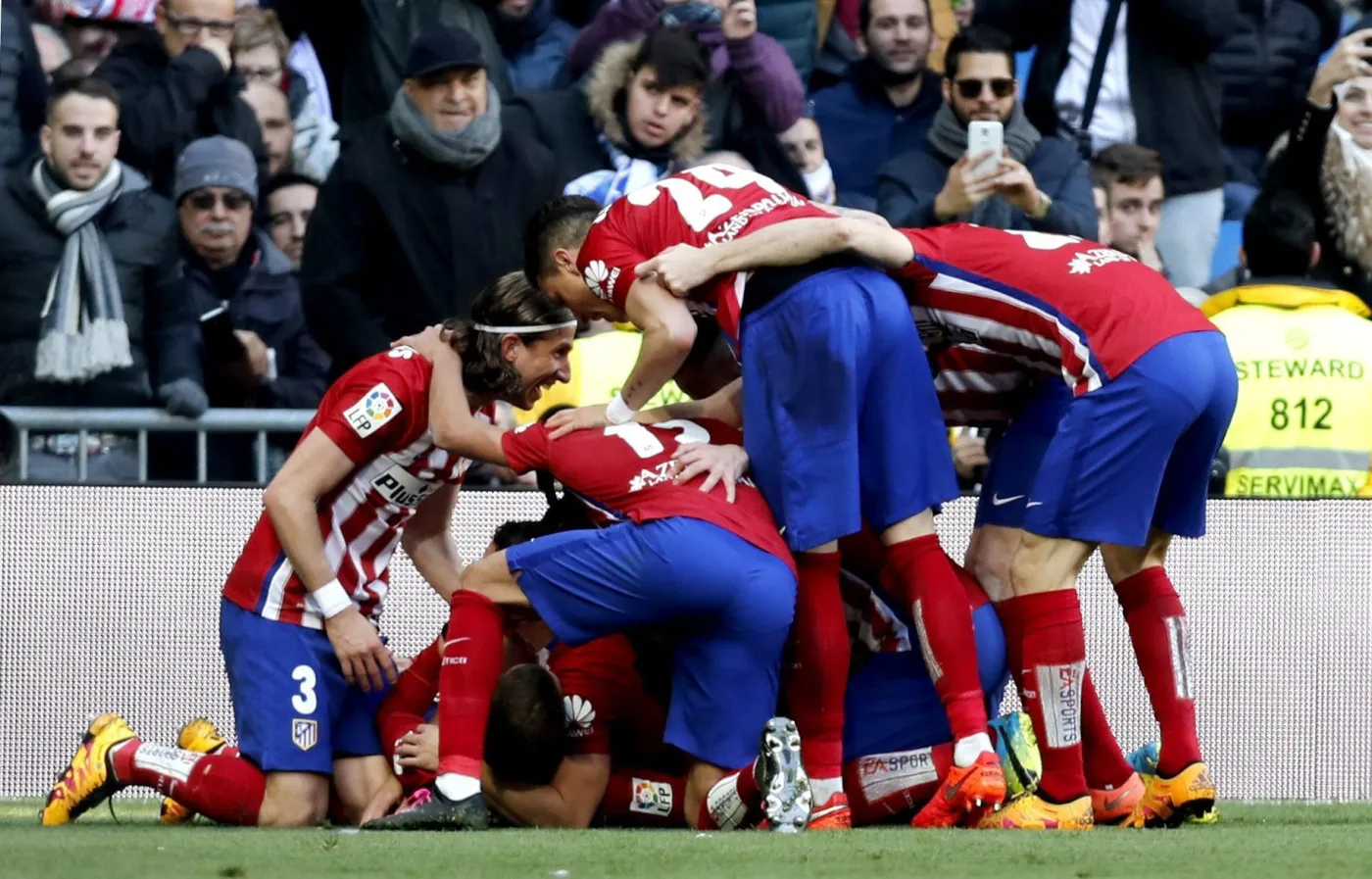 Radość piłkarzy Atletico Madryt