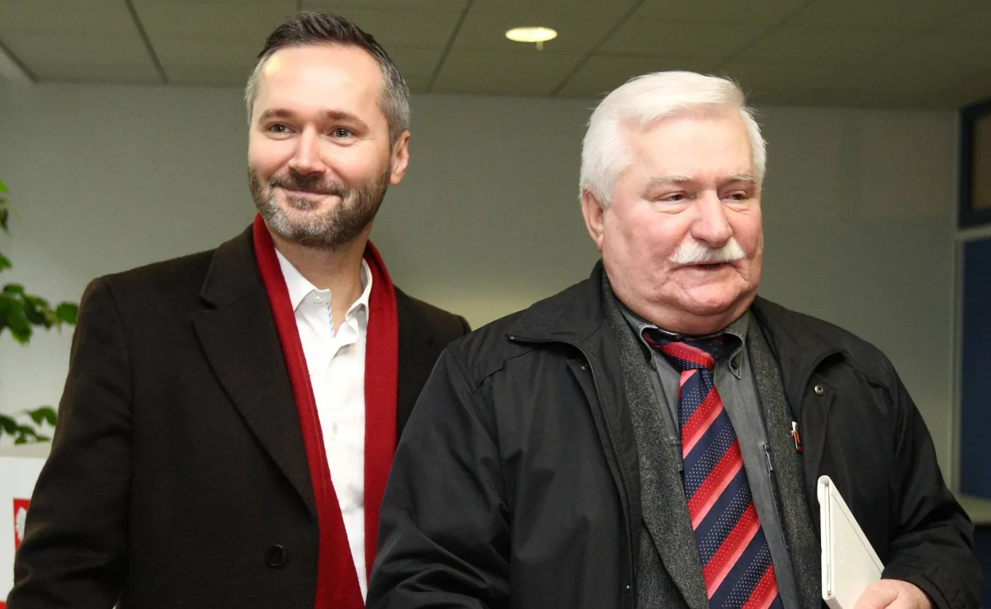 Jarosław Wałęsa i Lech Wałęsa