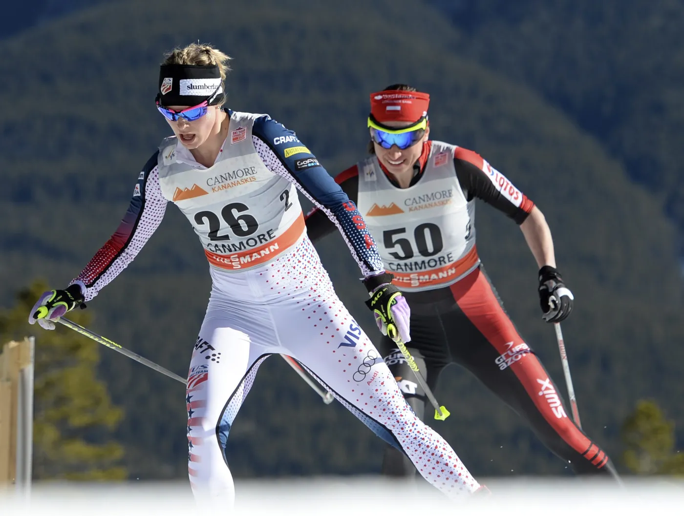 Jessica Diggins i Justyna Kowalczyk