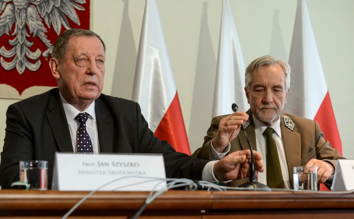 Minister środowiska Jan Szyszko