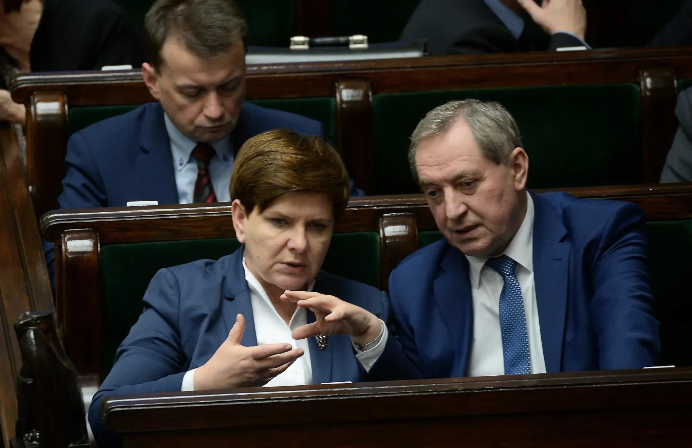 Beata Szydło i Henryk Kowalczyk