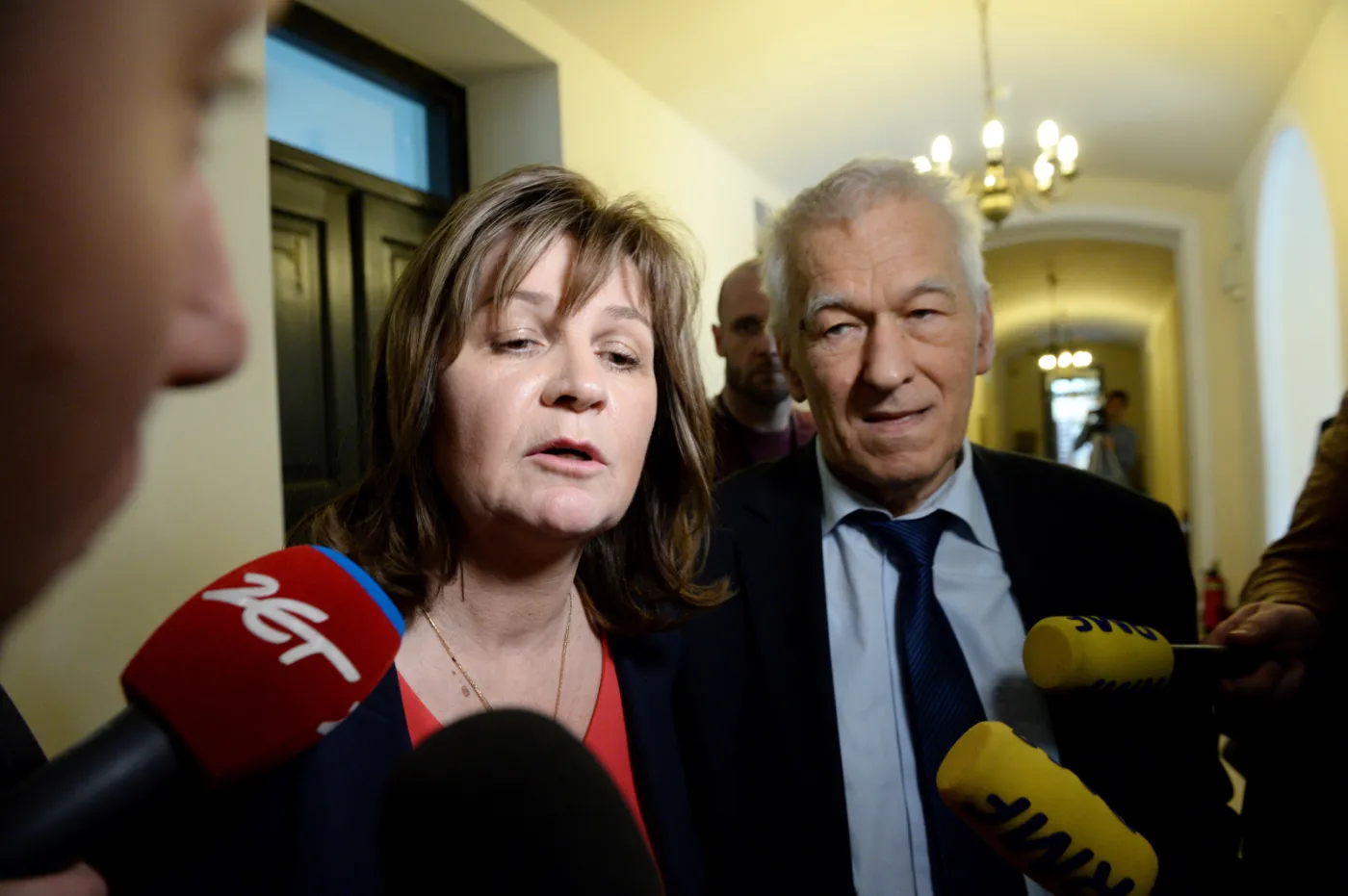 Małgorzata Zwiercan i Kornel Morawiecki