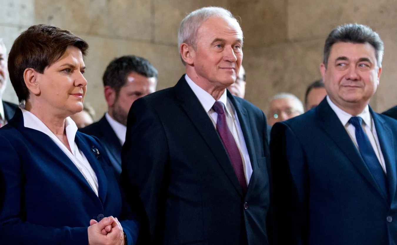 Beata Szydło i Krzysztof Tchórzewski