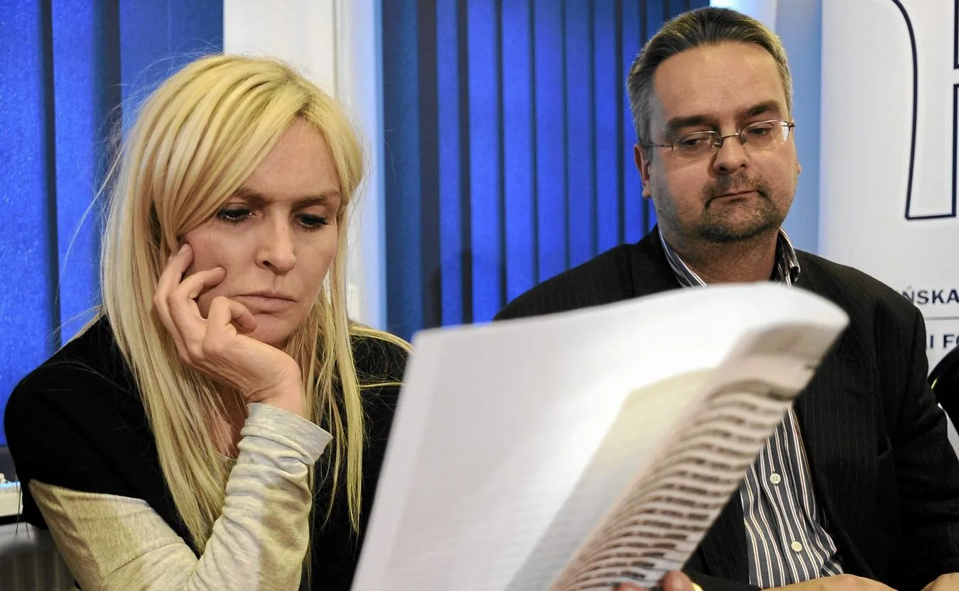 Monika Olejnik i Wojciech Czuchnowski