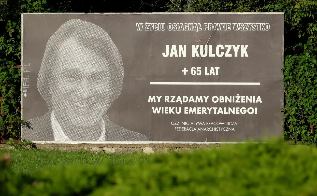 Reklama z wizerunkiem Jana Kulczyka