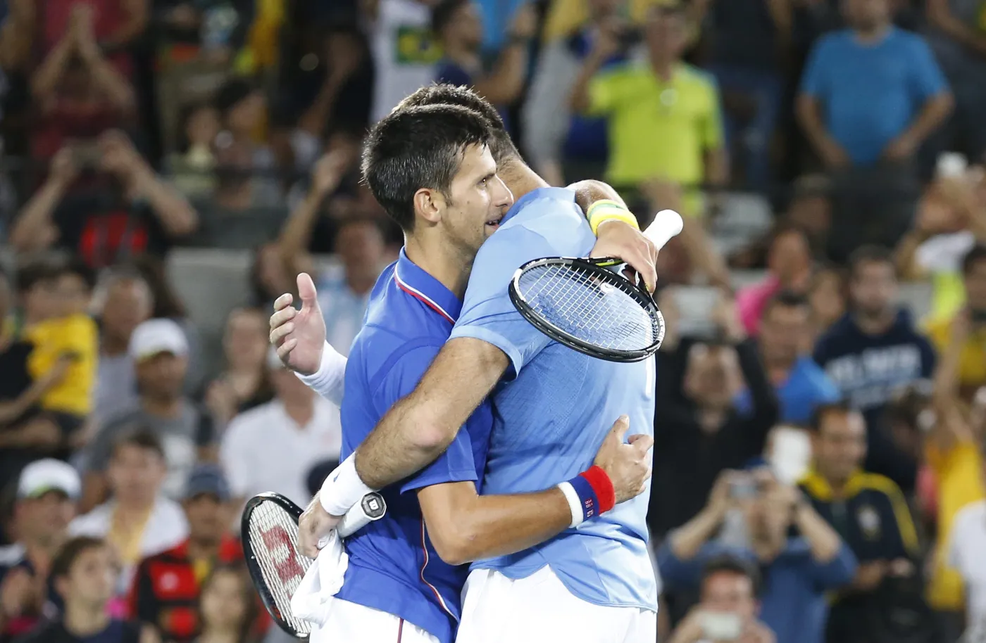 Juan Martin Del Potro i Novak Djokovic