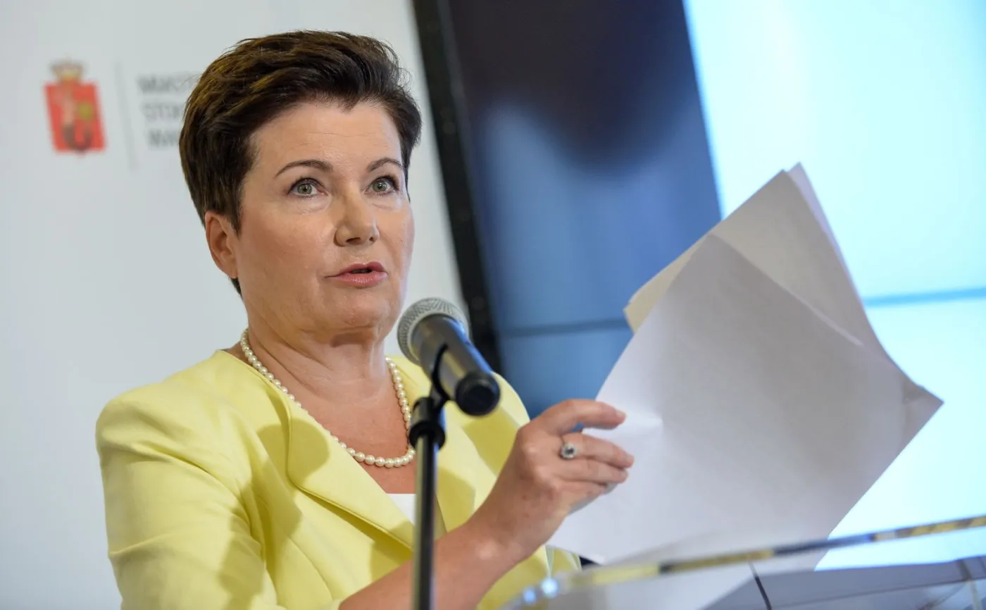 Prezydent Warszawy Hanna Gronkiewicz-Waltz