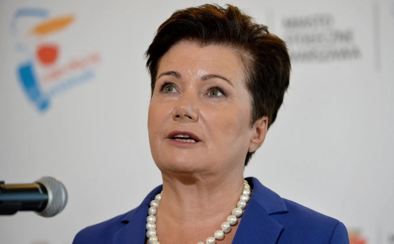 Prezydent Warszawy Hanna Gronkiewicz-Waltz