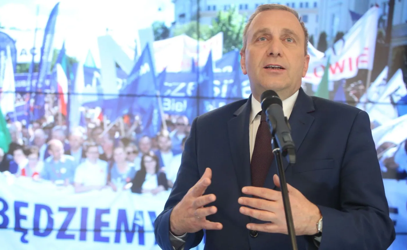 Przewodniczący PO Grzegorz Schetyna