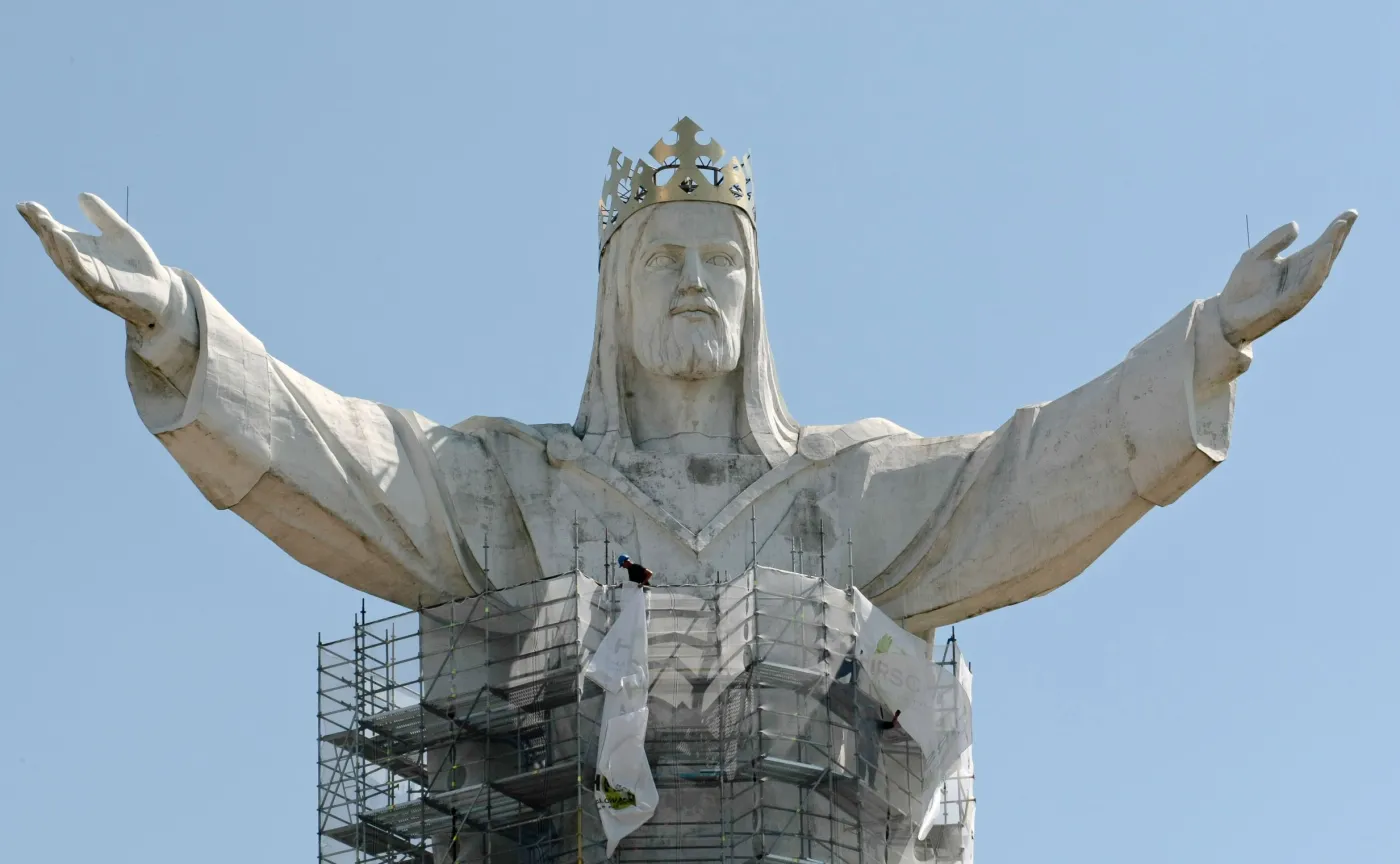 Remont pomnika Jezusa ze Świebodzina