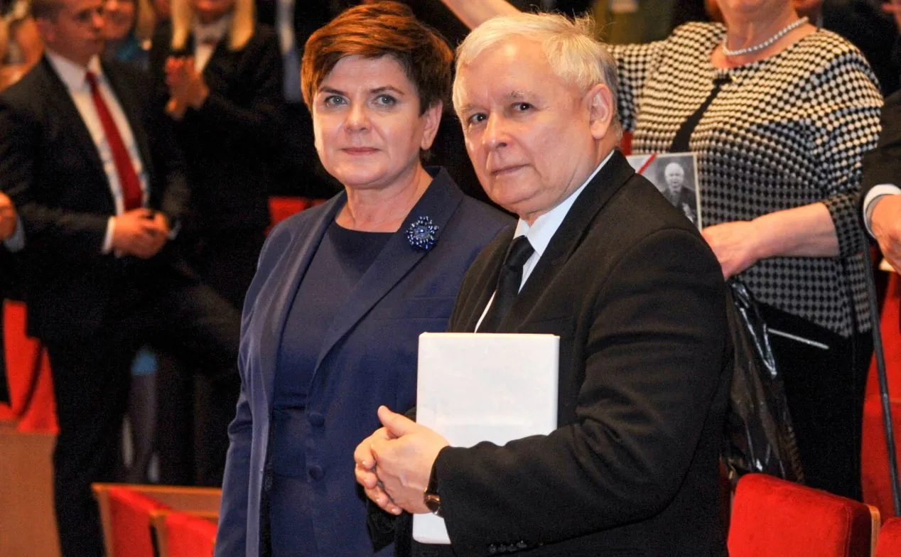 Beata Szydło i Jarosław Kaczyński